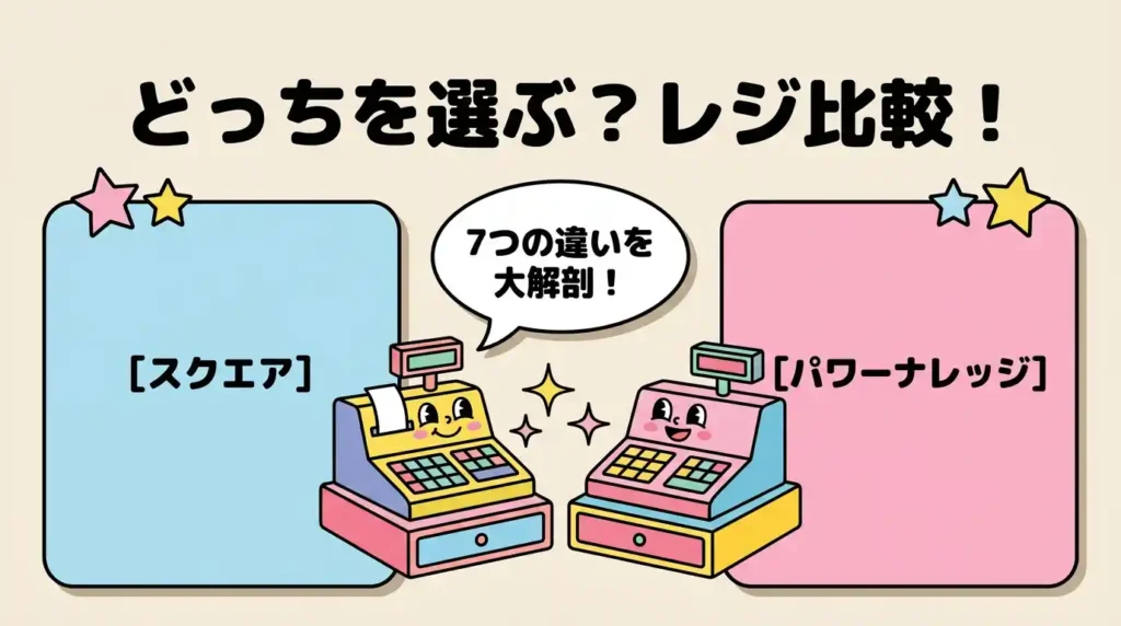 【迷ったらスクエア】パワーナレッジとの違い7軸で比較！どっちか即決