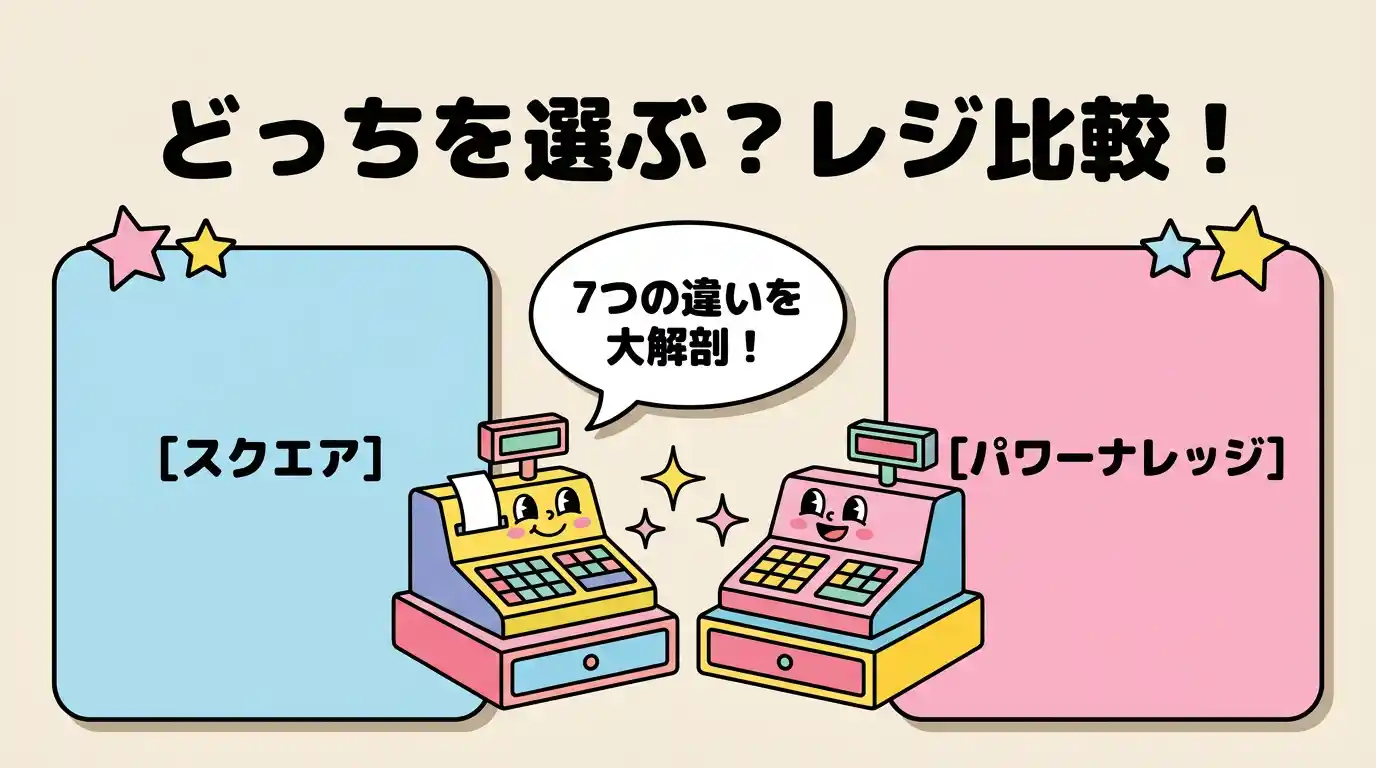 【迷ったらスクエア】パワーナレッジとの違い7軸で比較!どっちか即決