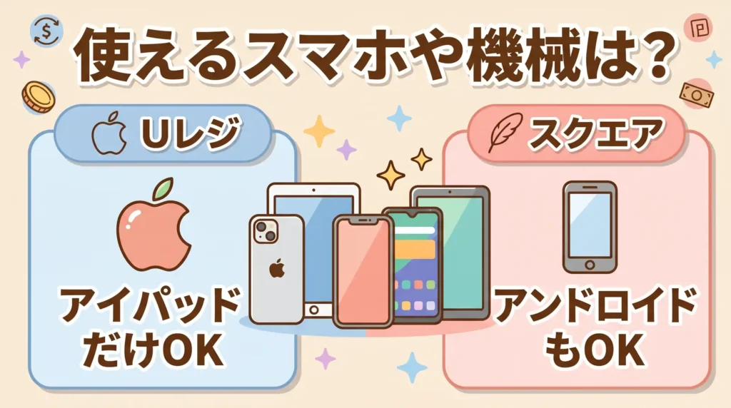 比較③ 対応デバイス（iPad・iPhone・Android）の違い